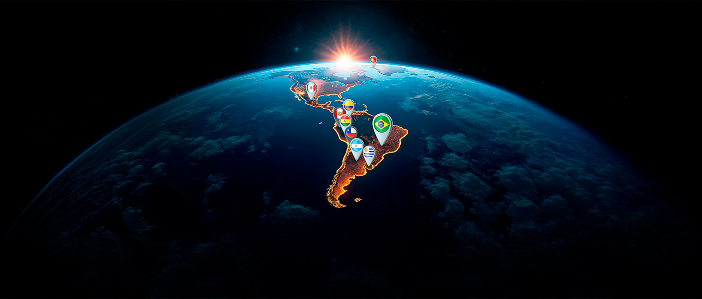 destaque dos países no planeta