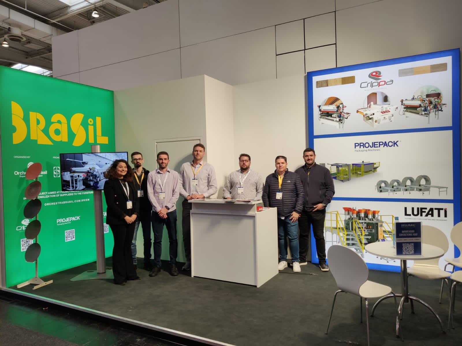 equipo sellmaq en la feria