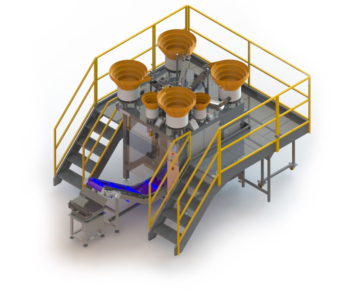 6 panelas e esteira com mezanino
