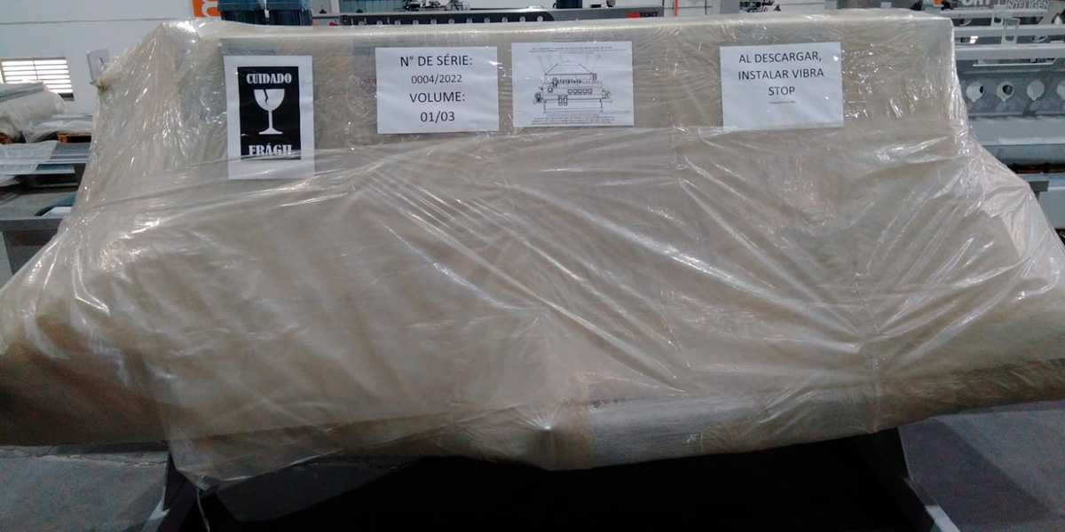 embalagem da máquina